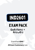 IND2601 - EXAM PACK (2022)