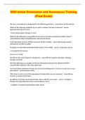 DOD Initial Orientation and Awareness Training &lpar;Final Exam&rpar;