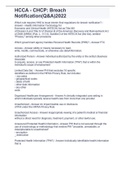 HCCA - CHCP&colon; Breach Notification&lpar;Q&A&rpar;2022