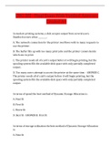 OSG 202 - Final Exam With Verified Answers Graded A&plus;