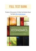Principles of Microeconomics 7th Edition Frank Solutions Manual