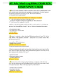 ATI Adv&period; Med-surg FINAL EXAM REAL EXAM &lpar;UPDATE 2022