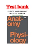 ANATOMY AND PHYSIOLOGY OPENSTAX TEST BANK ISBN:978-1938168130|COMPLETE GUIDE A+