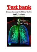 Human Anatomy 9th Edition Marieb Brady Test Bank ISBN:978-0135168059|100% Correct Answers.