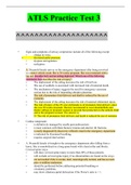 ATLS Practice Test 3