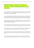 PN Management Online Practice A&period; Rated A&period; 100&percnt; Verified questions and answers