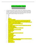ATLS Practice Test 4 COMPLETE UPDATE 20222023