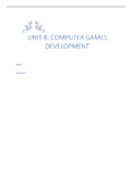 Unit 8  Computer Games Development Assignment 1 PART 1 (Investigate Technologies used in computer gaming)