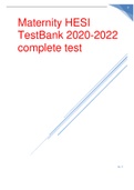 Maternity HESI TestBank 2023-2025 questions with complete answers