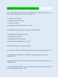 NURS 261 Review Questions &vert; 100 Questions with 100&percnt; Correct Answers &vert; Updated & Verified &vert; 32 Pages