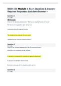 BIOD 151 Module 4 Exam Questions And Answers - Latest Update 2022 &lpar;Portage Learning&rpar;