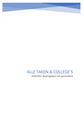 Alle taken & colleges Blok 2: Bedreigingen van Gezondheid