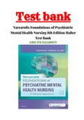 Halter: Varcarolis’ Foundations of Psychiatric Mental Health Nursing: A Clinical Approach, 8th Edition Test Bank ISBN:978-0323389679|Complete Guide A+