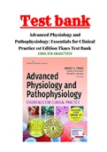 ADVANCED PHYSIOLOGY AND PATHOPHYSIOLOGY: ESSENTIALS FOR CLINICAL PRACTICE 1ST EDITION TEST BANK BY NANCY TKACS ISBN-978-0826177070|COMPLETE GUIDE A+