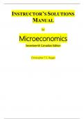Solution Manual For Microeconomics&comma; 17th Edition by Christopher T&period;S&period; Ragan