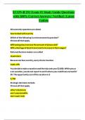 ECON-B 251 Exam &num;1 Study Guide Questions with 100&percnt; Correct Answers &vert; Verified &vert; Latest Update