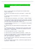 Stormwater test 1 and 2 questions and answers