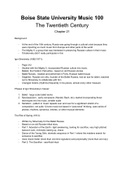 Class notes Music 100: Music of the Twentieth Century 