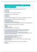 BASICS OF PEDIATRICS 1-50 MCQS AND ANSWERS&period;