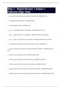 Step 1 - Rapid Review &plus; Goljan &plus; Pathoma High Yield 
