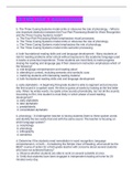LETRS Unit 1 Assessment Test Answered- 2022&period;