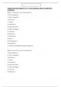 NIHSS-ENGLISH GROUP E-V3 - 5TH CERTIFICATION COMPLETE ANSWERS