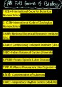 11th 12th ncert biology all full forms