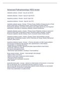 Advanced Pathophysiology HESI review