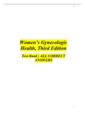   Women’s Gynecologic Health, Third Edition
