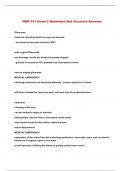 NUR 331 Exam 2 Questions And Accurate Answers