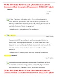NURS 6050 Final Review Exam Questions and Answers Correct&sol;verified Guaranteed Success new 2022&sol;2023 Update