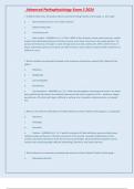Advanced Pathophysiology Exam 3 2024-2025 NEW VERSION UPDATE ACTUAL EXAM QUESTIONS AND CORRECT DETAI  Choose Your File &lpar;S&rpar;