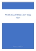 ATI PN PHARMACOLOGY 2022  TEST