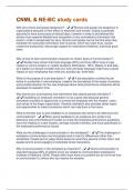 CNML & NE-BC study cards  &lpar;Questions & Answers&rpar; Rated 100&percnt; Correct&excl;&excl;