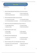 Nursing&colon; History and Evolution of Nursing Questions with Merged   Answers Sheet 