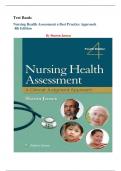 Test Bank&colon; Nursing Health Assessment a Best Practice Approach 4th Edition  By Sharon Jensen&vert;&vert;LATEST EDITION 2024