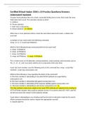 Certified Ethical Hacker &lpar;CEH&rpar; v&period;10 Practice Questions&sol;Answers &lbrace;elaborated&rpar; Updated