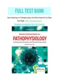 Davis Advantage for Pathophysiology 2nd Edition Capriotti Test Bank