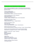 Production and Operations Management
