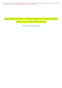 2022 HESI RN EXIT V1 WITH COMPLETE SOLUTION&lpar;A LEVEL FULL SOLUTION PACK&rpar;&period;