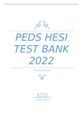 ALL PEDS HESI EXAM/ QUESTIONS & ANSWERS TEST BANK/A+ GUIDE /Latest 2022ALL PEDS HESI EXAM/ QUESTIONS & ANSWERS TEST BANK/A+ GUIDE /Latest 2022