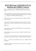 BUSN 1003 Exam 1 UPDATED ACTUAL Questions and CORRECT Answers