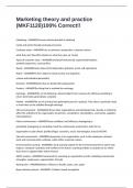 Marketing theory and practice &lpar;MKF1120&rpar;100&percnt; Correct&excl;&excl;