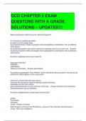 GCD CHAPTER 5 EXAM QUESTONS WITH A GRADE SOLUTIONS &ndash; UPDATED&excl;&excl;&excl;  