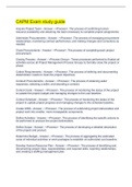 CAPM Exam study guide Q&A 2022&sol;2023