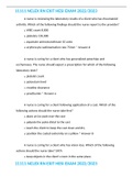 11111 NCLEX RN EXIT HESI EXAM 2022&sol;2023 
