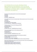 CCI ECHO FINAL EXAM AND PRACTICE  QUESTIONS EXAM NEWEST ACTUAL EXAM  COMPLETE 700 QUESTIONS WITH DETAILED  VERIFIED ANSWERS &lpar;100&percnt; CORRECT ANSWERS&rpar;  &sol;ALREADY GRADED A&plus;