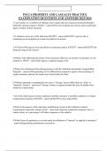 PSI CA PROPERTY AND CASUALTY PRACTICE EXAMINATION QUESTIONS AND ANSWERS 2023&sol;2024