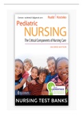 Test Bank Pediatric Nursing The Critical Components Of Nursing Care