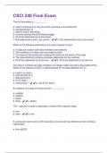 CSCI 240 Final Exam Questions And Answers Rated 100&percnt; Correct&excl;&excl;